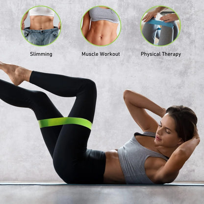 Resistance Bands for Working Out,Pilates Loop Resistance Bands with Carry Bag,Set of 5 Exercise Band Resistance,Resistance for Whole-Body Fitness and Physical Therapy